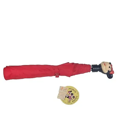 Vintage Disney Minnie Mouse Umbrella New With Tag Red  • $15.29