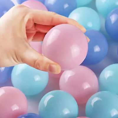 100Pcs Ball Pit Balls Funny Long Life Span Plastic Mixed Colors Ocean Balls Pool • $15.33