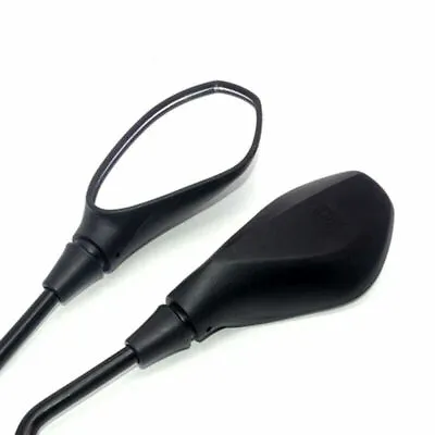 Left & Right 10mm Side Rear View Rearview Mirrors For 	Kawasaki Z650 Z750 Z1000  • £14.51