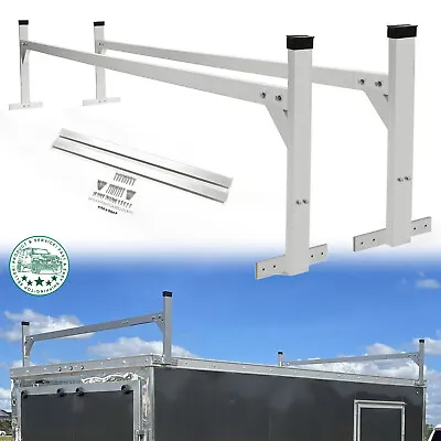Universal Adjustable Aluminum Ladder Roof Rack For Enclosed/Opened Trailer Vans • $145.90