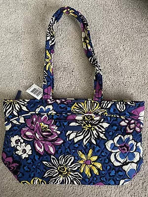 VERA BRADLEY MANDY African Violet New BLUE PURSE TOTE RETIRED NWT • $49.99