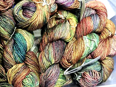 ARCO IRIS Earthy Multis 100gr Skein Malabrigo RIOS Sprwsh MERINO Wool YARN • $15.99