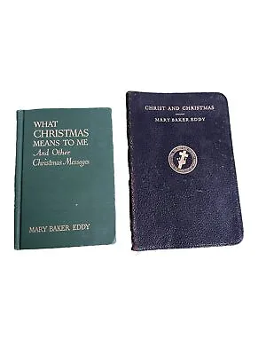 Mary Baker Eddy Christian Science What Christmas Means To Me + Christ Book Lot • $10.49