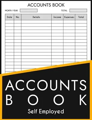 Accounts Book Self Employed Simple Bookkeeping Accounts For Sole Trader Or Sm... • £7.90