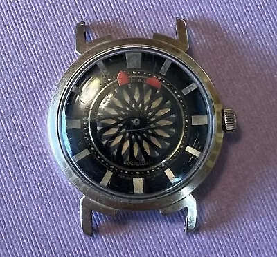 Vintage Ernest Borel Men’s Watch Cocktail Kaleidoscope Keeps Time Automatic 32mm • $650