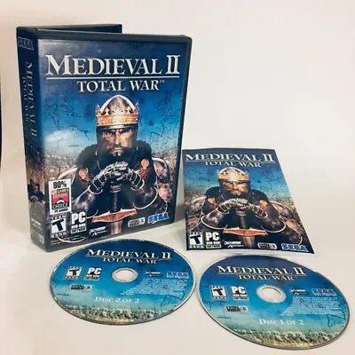 Medieval II 2: Total War (PC 2006) Windows 2000/XP Complete Sega W/ Manual • $5.24