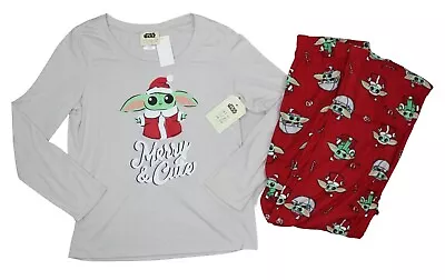 Munki Munki Star Wars Gorgu Merry Christmas Women's 2-Piece Pajama Set NWT • $26.95