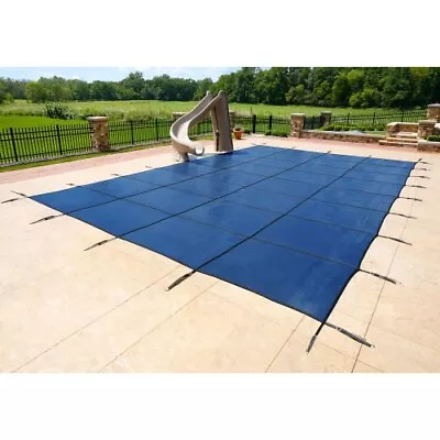 Winter Pool Safety Cover 16X34 CoverTech Blue Mesh(18x36) • $450