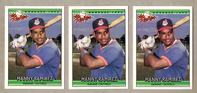 1992 - Donruss - The Rookies - Manny Ramirez (C. Indians) RC #98 (Lot Of 3) • $0.99