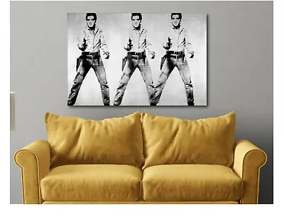 Elvis Presley - Andy Warhol Canvas Wall Art Print - Various Sizes • $189.99