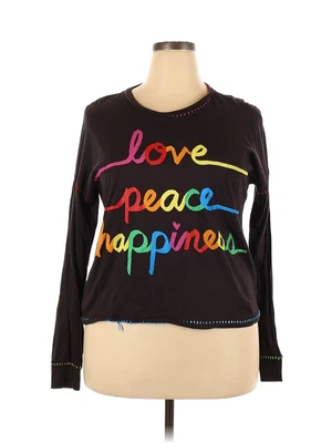 $30.99 • Buy Lauren Moshi Women Black Long Sleeve T-Shirt XL