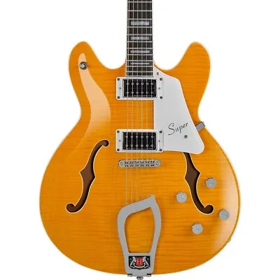 Hagstrom Super Viking Flame Maple Electric Guitar Dandy Dandelion • $1249.99