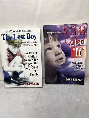 Dave Pelzer Lot 2 Paperbacks A Child Called It 1995 The Lost Boy 1997 • $9.99