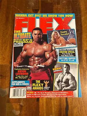 £9.27 • Buy FLEX Bodybuilding Muscle Magazine MANDY BLANK/Arnold Schwarzenegger Poster 4-01