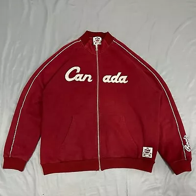 Y2K Roots Full-zip Hoodie Canada Salt Lake City 2002 Olympics XL • $29.93