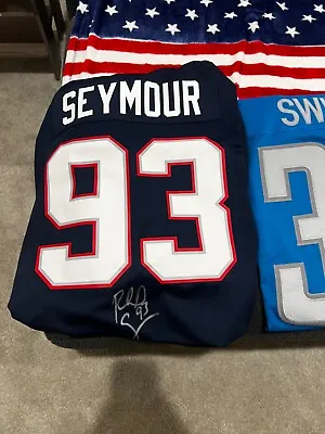 Richard Seymour Authentic Patriots Jersey • $250