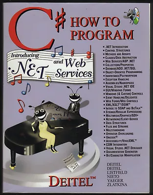 C# How To Program By Harvey M. Deitel J. Paul Tem R. Nieto Jeffrey A. Listfie • $8.98