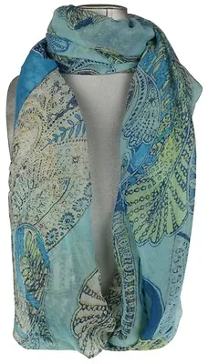 New Womens Paisley Print Scarf Long Stole Neck Warmer Fashion Elegant Shawl Wrap • £7.99