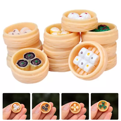 12Pcs Miniature Chinese Breakfast Toy Food Set For Kids • £11.85