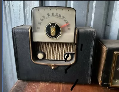 Vintage 1950s Zenith Flip Front Tube Radio Very Rare • $40