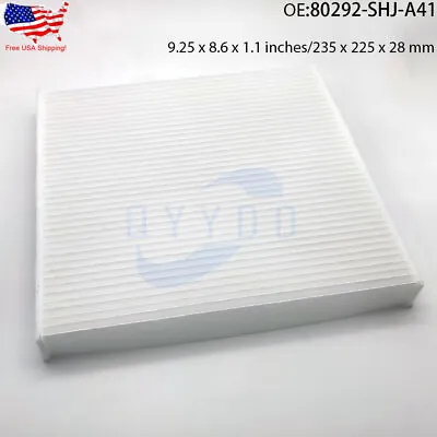 Cabin Air Filter For Honda Accord Civic CR-V Odyss Pilot Passport 80292-SDA-A01 • $7.57