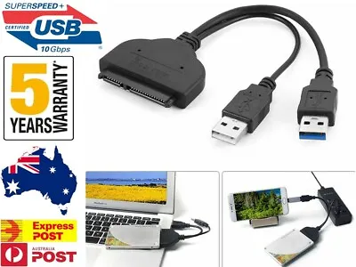 $8.75 • Buy SATA To USB Adapter Cable For 2.5  Hard Drive &SSD HDD Laptop Data Recovery