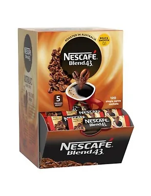 Nescafe Blend 43 Instant Coffee 120s X 6 • $164.95