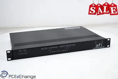 AFI American Fibertech MRX-8485 4 Channel Video Transmitter & Receiver • $399.99