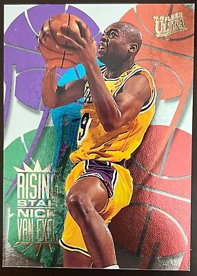 1995-96 Fleer Ultra Rising Star #8 Nick Van Exel! Looks Mint+! Lakers! • $2.95