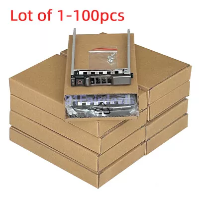 Lot 8FKXC G176J 2.5  HDD Tray Caddy For Dell R710 R610 R710 R410 R510 T710 R730 • $280