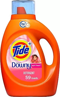 Tide With Downy Laundry Detergent Liquid Soap High Efficiency (HE) 84 Fl Oz  • $25.70