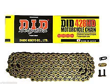 DID 428HD X 134 Gold Heavy Duty Motorcycle Motocross Off Road Drive Chain • £33.83