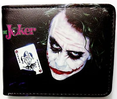 £10.89 • Buy The Joker Wallet Purse Bifold Credit Card Id Window BatMan Arkham Knight