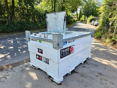 £2178 • Buy £1650+vat=£1980 Western Transcube 3000 Litre Bunded Diesel Bowser Tank 12V Pump