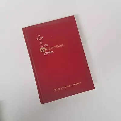 1966 Methodist Hymnal Grace Church Red Official Hymn Book Order Of Service • $17