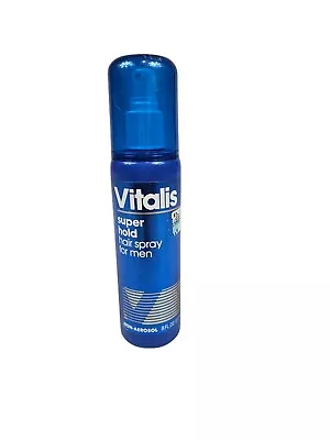 Vintage NWT Vitalis Super Hold Hair Spray For Men The Pump Non-Aerosol 8 Oz. • $49.99