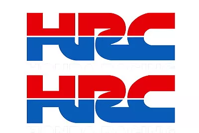 HRC Decals (die Cut)  Pair Honda Tlr Cr Xr Xl  Trials Mx Twinshock • £2.95