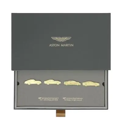 £79.99 • Buy Official James Bond Aston Martin 007 Car Set 4 Metal Pin Badges No Time To Die 