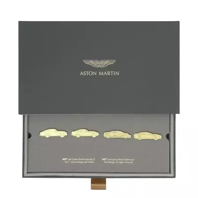 £79.99 • Buy Official James Bond Aston Martin 007 Car Set 4 Metal Pin Badges No Time To Die 