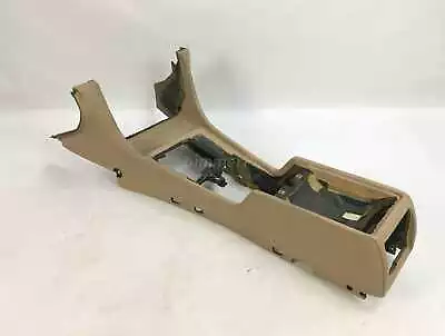 BMW E38 7-Series Sand Beige Tan Stitched Leather Center Console 1995-2001 OEM • $95
