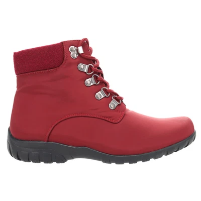 Propet Dani Winter Lace Up Booties Womens Red Casual Boots WBA062NBDO • £85.66