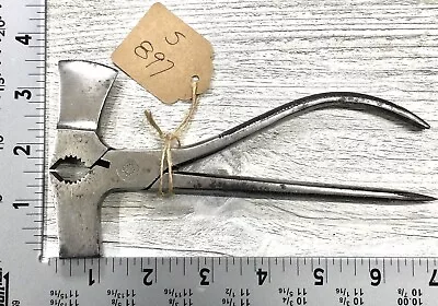 Vintage E&f Metz Multitool Hatchet Pliers Screwdriver Nail Puller Hammer Germany • $3.25