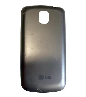 GENUINE LG Optimus One P500 BATTERY COVER Door SILVER Cell Phone Back Panel • $4.70