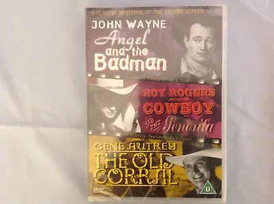 🆕 Angel And The Badman/cowboy And The Senorita/the Old Corral Dvd -3 Films -new • £4.79