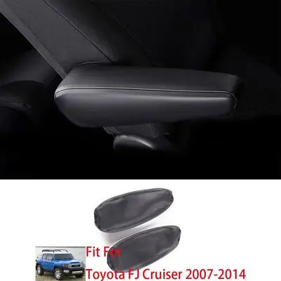 Black Leather Interior Seat Armrest Handle Trim For Toyota FJ Cruiser 2007-2022 • $132.91