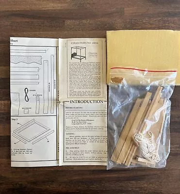 House Of Miniatures Canopy Bed Kit # 40014 Preowned No Box VTG NOS Complete Set • $9