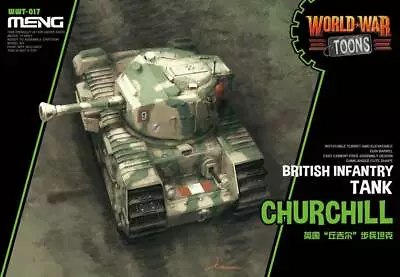 Meng Model Misc Churchill British Infantry Tank 'World War Toons' #WWT017📌USA📌 • $21.98