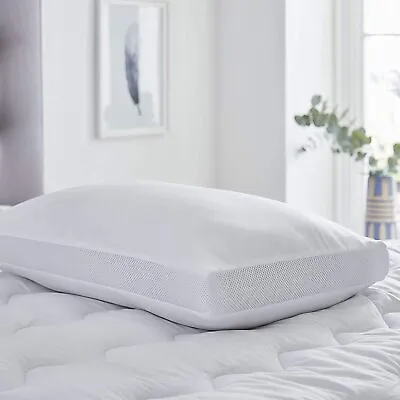 NightComfort Premium Airflow Support Pillow For Side Back Stomach Sleepers • £11.20