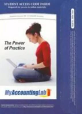 MyAccountingLab With Pearson EText -- Access Card • $5.75