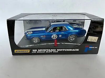 Pioneer #P010 '68 Mustang Notchback #22 1/32 Scale Slot Car NIB • $79.95